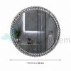 LUSTRO ZDOBIONE GLAMOUR LED 50CM